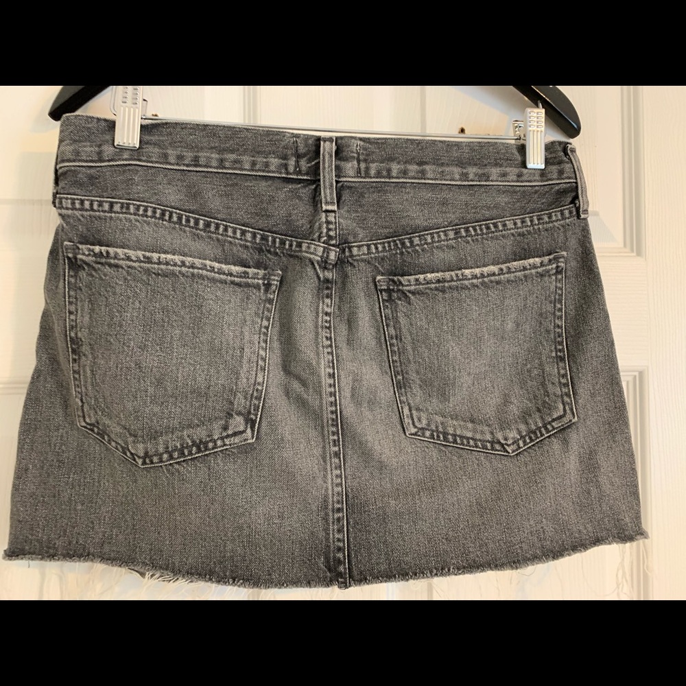Agolde distressed mini skirt - Picture 2 of 3